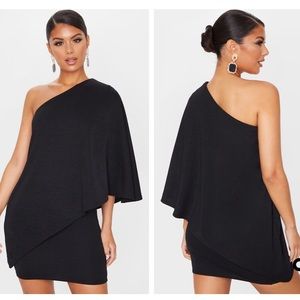Prettylittlething One Sleeve Midi Dress